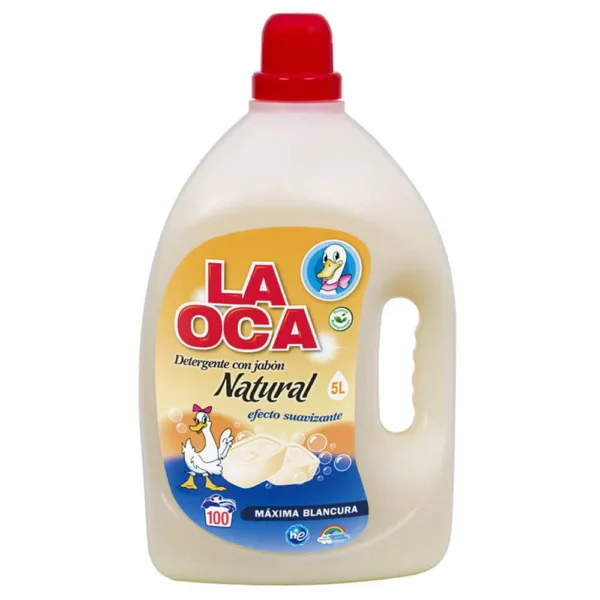 Detergente líquido LA OCA Jabón Natural botella 5 L