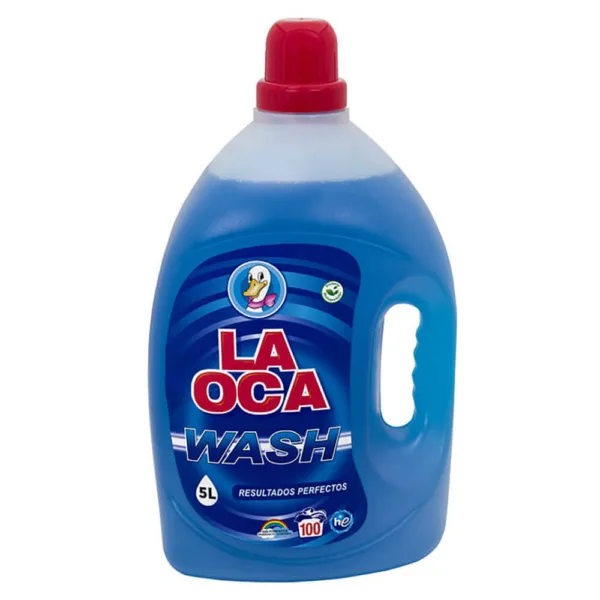 Detergente líquido LA OCA WASH botella 5 L