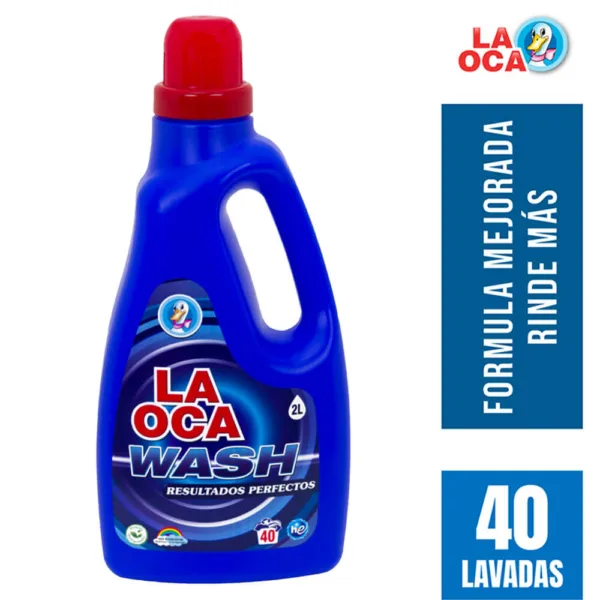 Detergente líquido LA OCA Wash botella 2 L