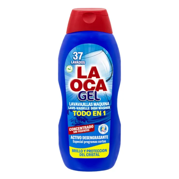 Lavavajilla para máquina LA OCA Gel botella 740 ml