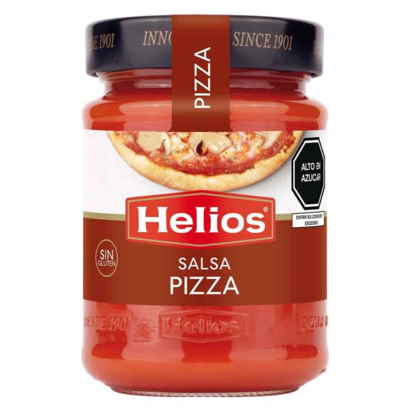 Salsa pizza Helios sin gluten frasco 300 g