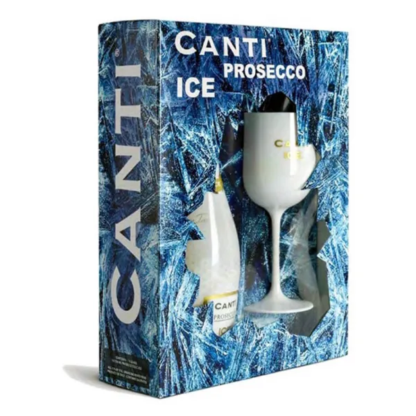 Espumante Canti Prosecco Ice - Estuche más copa vino espumoso