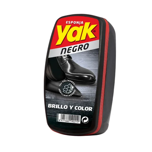 Esponja para calzado negro Yak