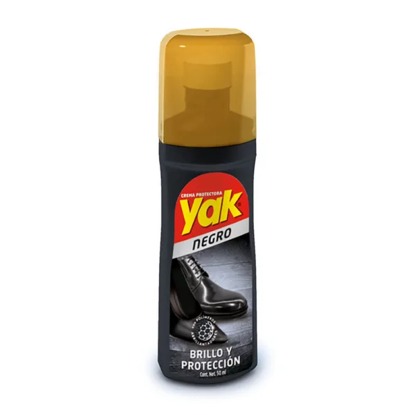 Betún líquido para calzado negro Yak 50 ml