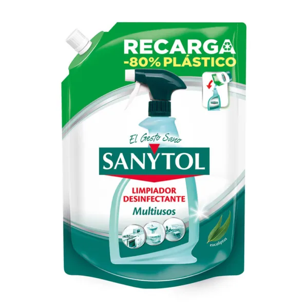 Limpiador Desinfectante multiusos SANYTOL Doypack 750 ml